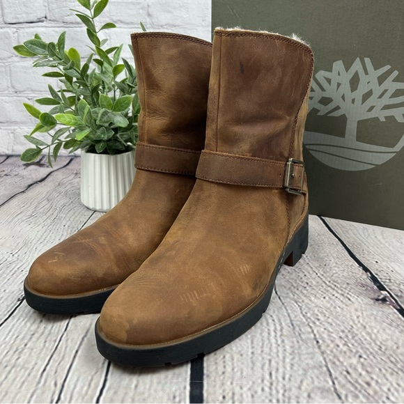 NIB Timberland Graceyn Waterproof Chukka Biker Boots Sz 10 - Picture 9 of 13